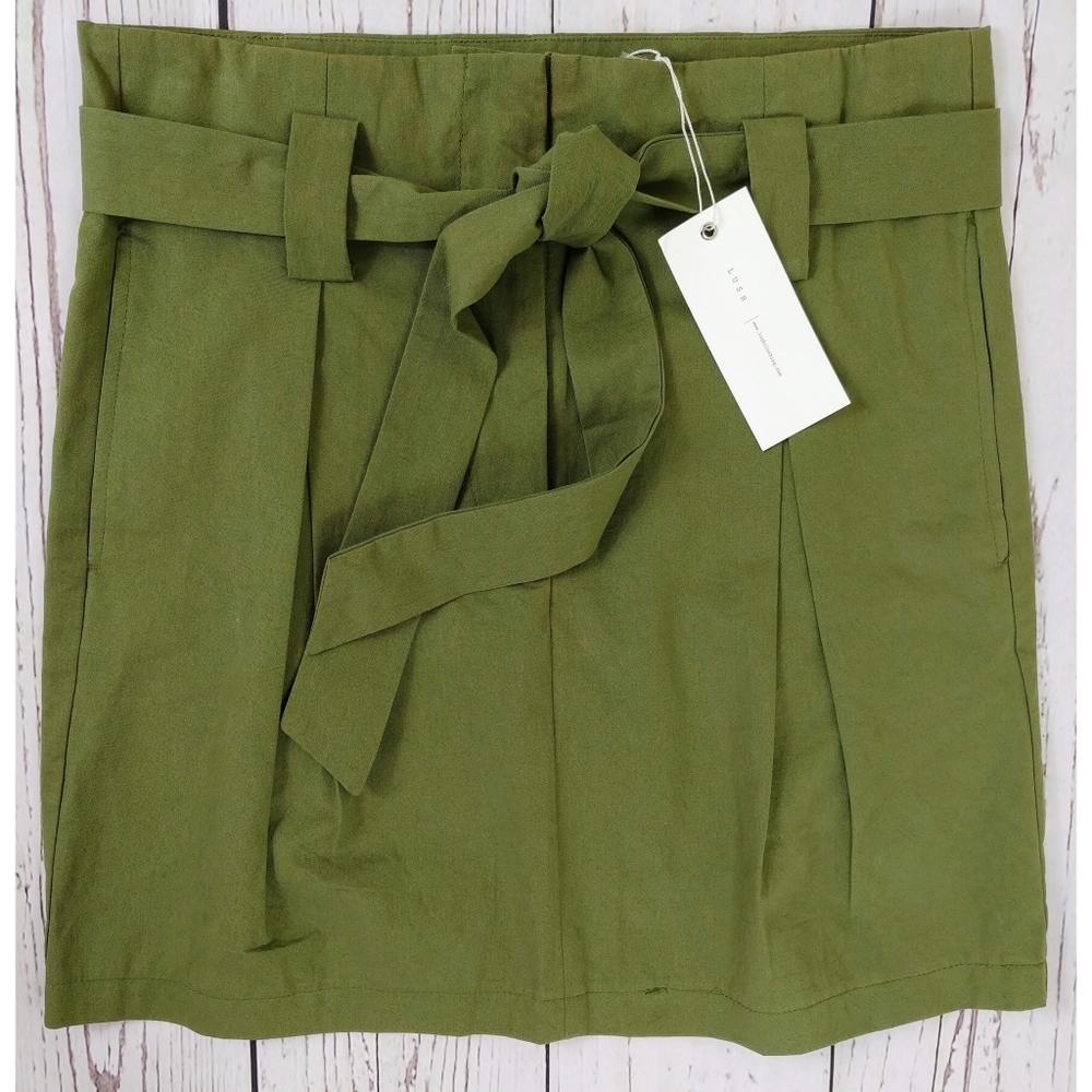 NWT Lush Forest Green Skirt
